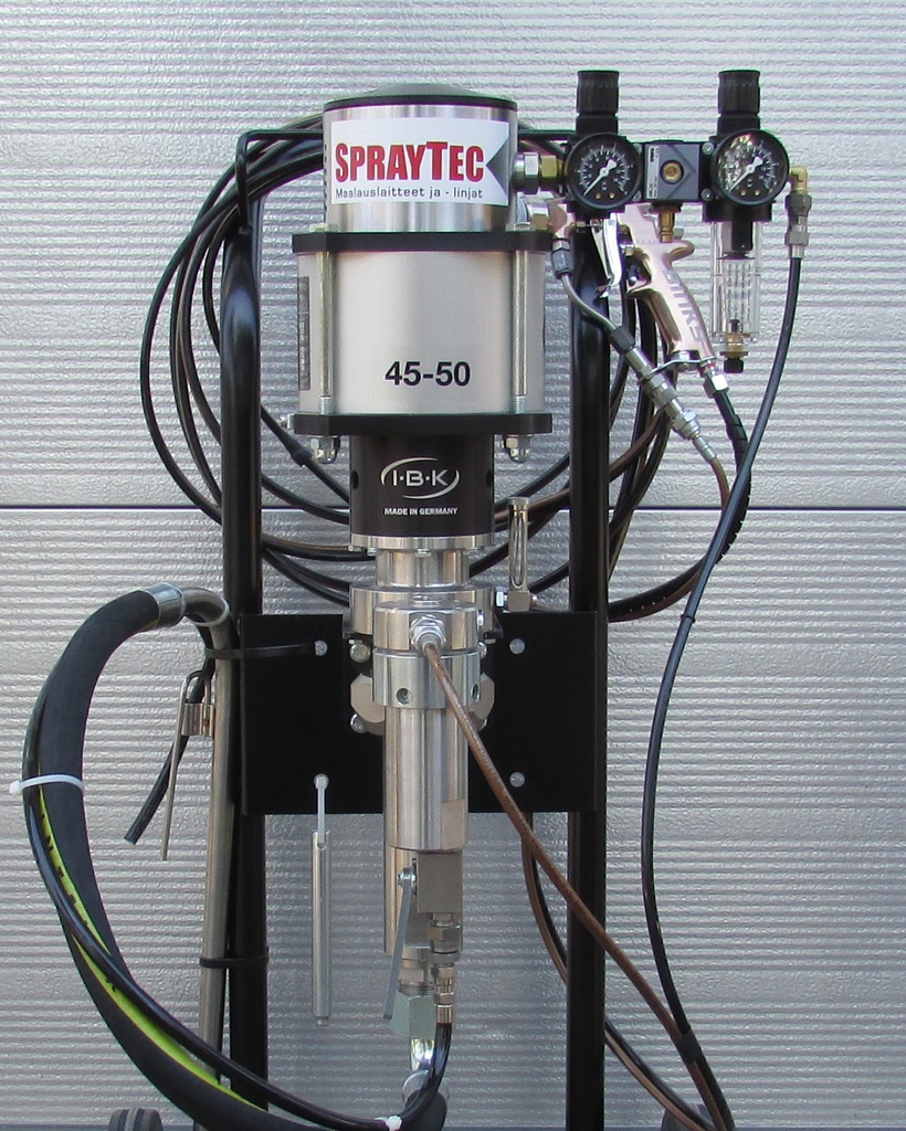 IBK Korkeapainepumppu 45-50 seinätelineellä ja öljyllä