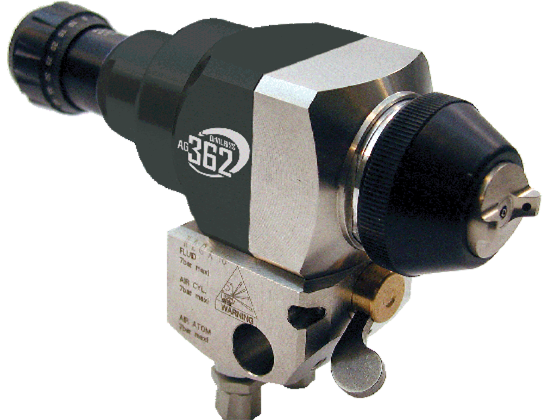 Binks Automaattiruisku vipualustalla