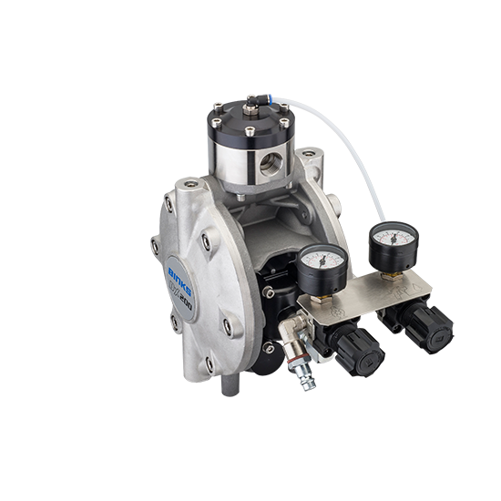 Kalvopumppu seinämalli, alumiini, imuletku, 3 säädintä + maalisäädin + pullosuodatin