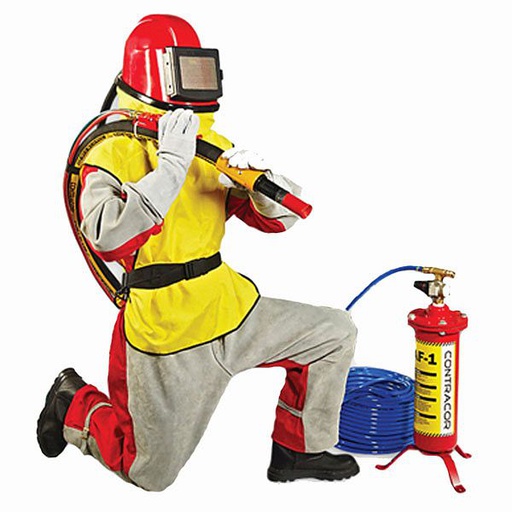 [CO-10130905] Suojainpaketti Comfort, Puhalluskypärä, suodatin ilmal.