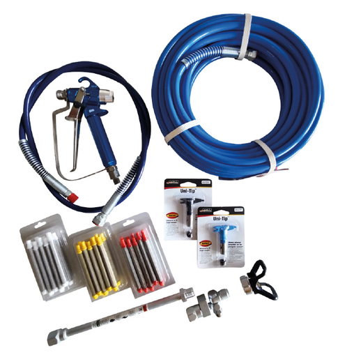 [GE-MA-KIT-AL-G] Tarvikesarja laukussa - Airless 7/8"